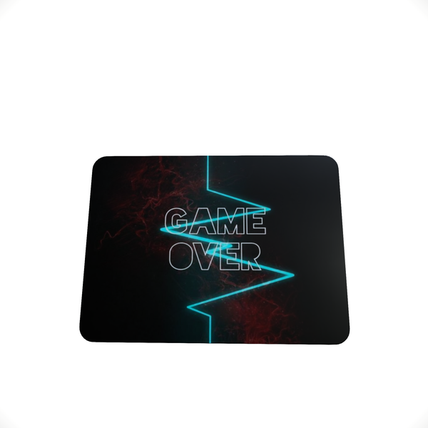 Game Over Red D-Mouse Pad