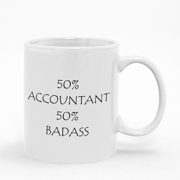 50 Accountant 50 Badass Custom Printed Mug