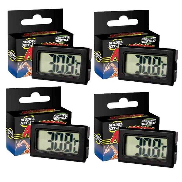 Wireless Thermometer Clear LDC Screen Display 4 pack