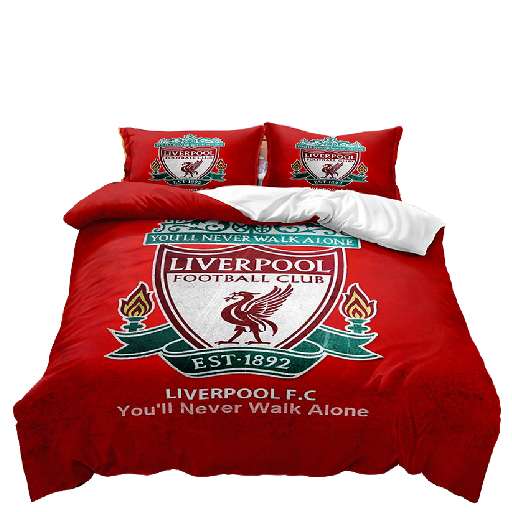 Inspired Liverpool 3D Printed Duvet Cover Set