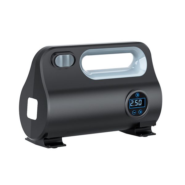 Portable 120W Car Air Pump with LED Light and Digital Pressure Display