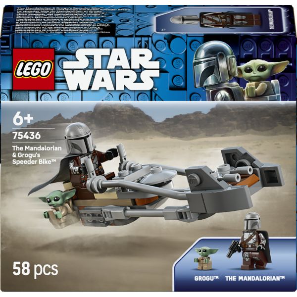 LEGO® Star Wars™ The Mandalorian &amp; Grogu’s Speeder Bike™ 75436