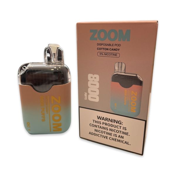 Zoom 8000 puffs Vape disposable Cotton Candy