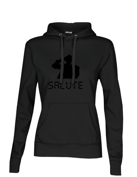 Salute Ladies Essential Hooded Sweater (000000 - Solid)