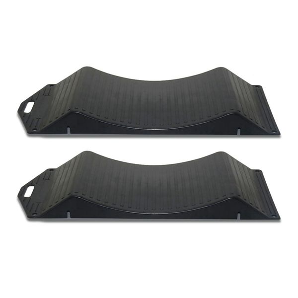 2Pc Car Tire Protector Ramp Trailer Part Wheel Protection Device B