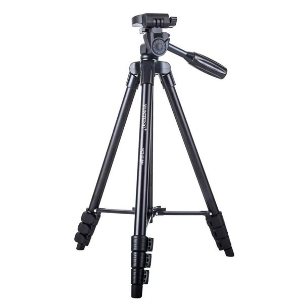 Aluminum Tripod | 3-Way Head | Up to 136 cm | With Phone Clamp-(GC) VCT-521