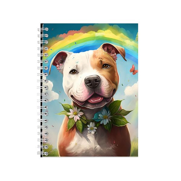 American Pitbull Terrier Soft Art Notebook Gift Idea Notepad Pad 107