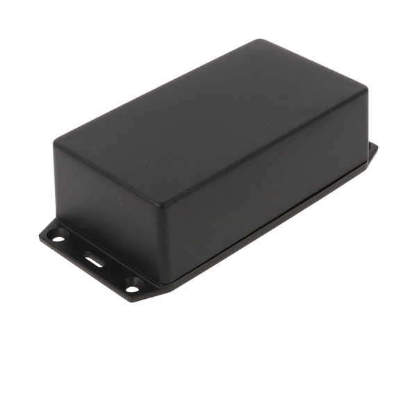 1591XXCFLBK ABS Enclosure 121x66x37mm Black with Flanged Lid IP54