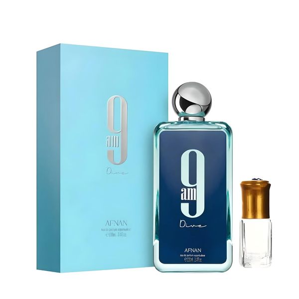 9am Dive Eau de Parfum - 100ml + Perfume Oil Gift