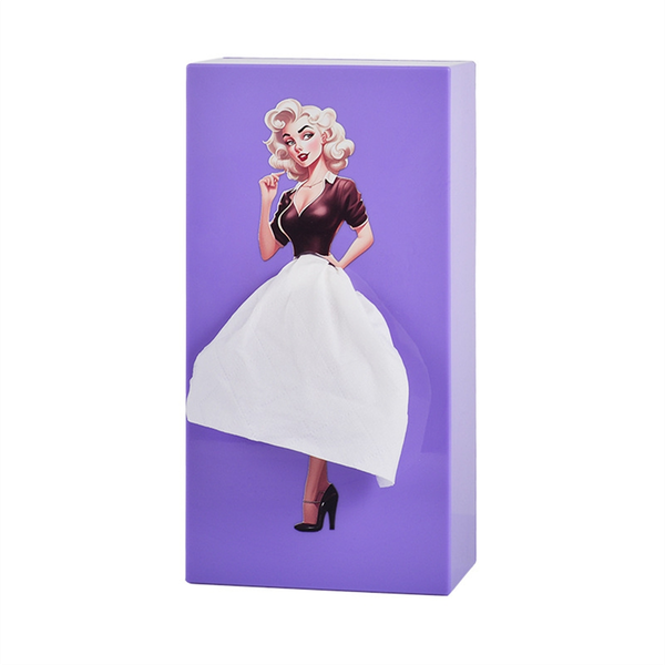 Cartoon Anime Girl Tissue Box Flying Skirt Tissue Box F