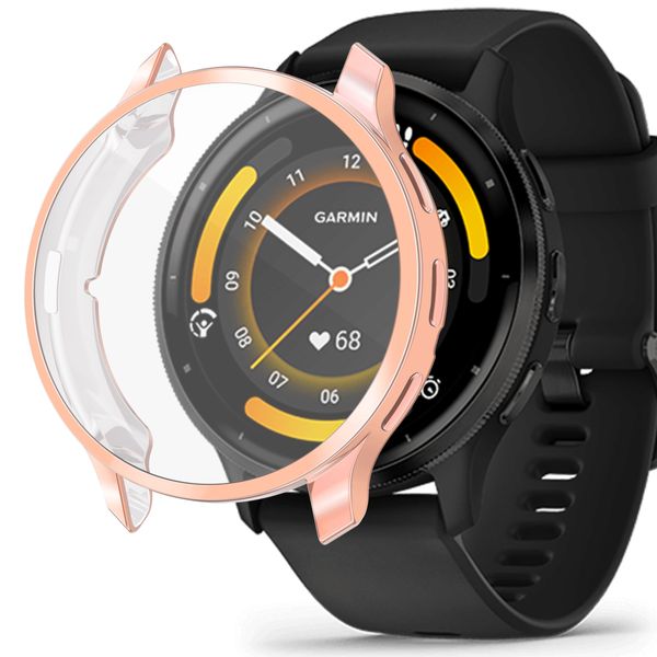 TPU Protective case for Garmin Venu 3 45mm-Rose Gold
