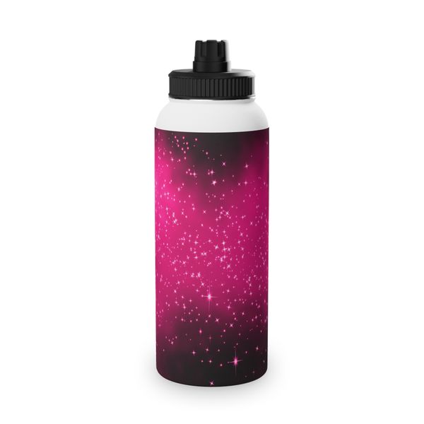 Pink Galaxy 850ml Metal Water Bottle