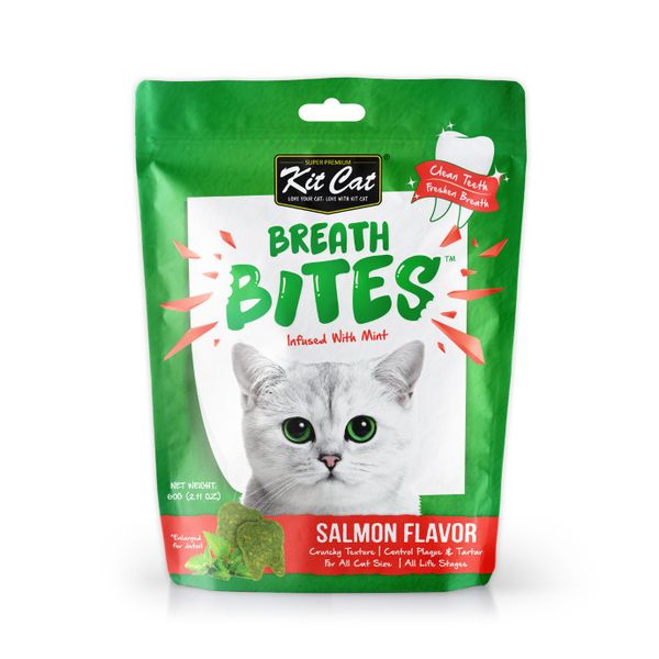 Kit Cat Breath Bites - Salmon 60g