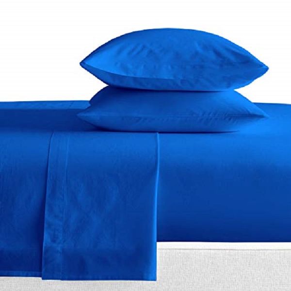 Wonder Towel Luxury Wrinkle-Resistant Queen Sheet Set 4 pcs Imperial Blue