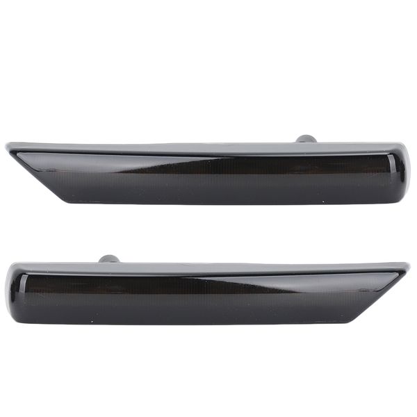 Freelander 2 LR2 Side Vent Grille Flowing Lights 2007 - 2014 Black 1 Pair