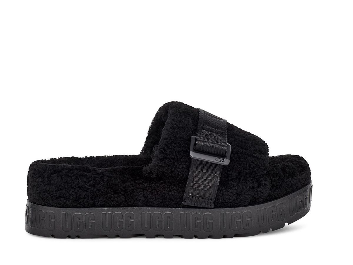 fluffita ugg black