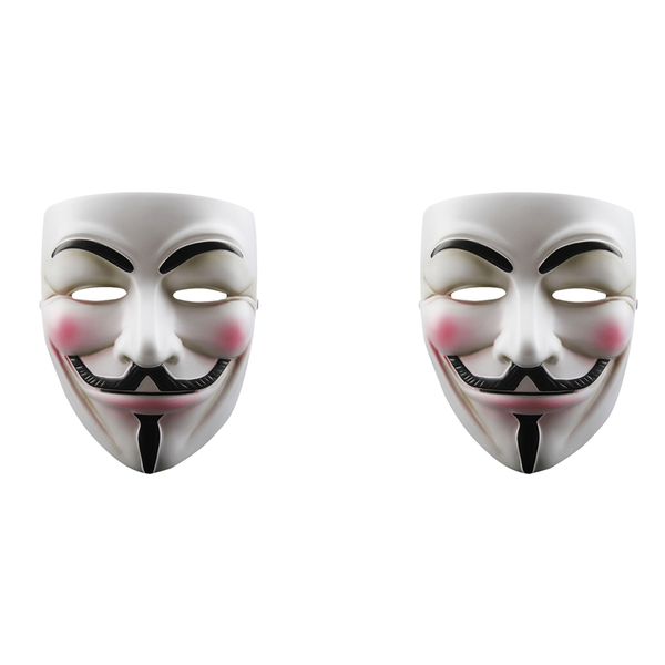 V For Vendetta Anonymous Resin Cosplay Mask Party Costume Prop Toys