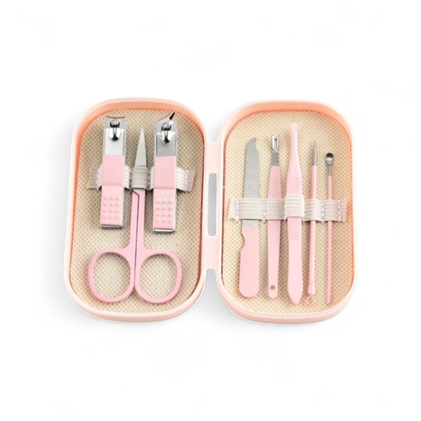 8-Piece Nail Care Grooming Set - Nail Tools with Compact Storage Case