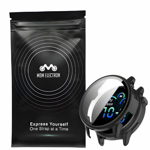 Full Protective Case Compatible with Garmin Vivoactive 6 - Matt Black
