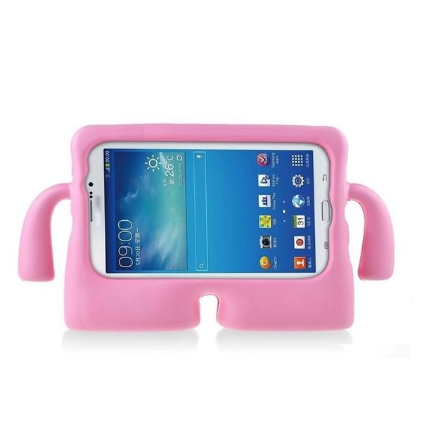 Silicone Shockproof Kids Friendly Case for Samsung Tab A7 Lite Pink