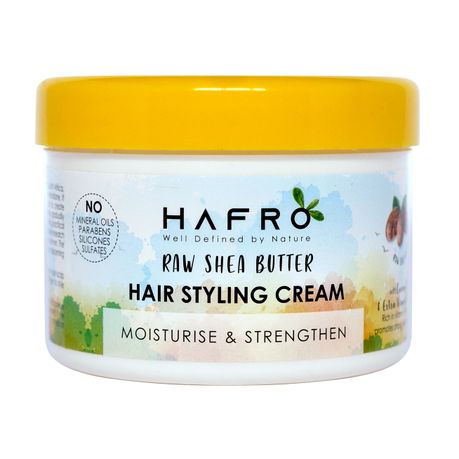 HAFRO Raw Shea Butter Hair Styling Cream 250ml | Buy Online in South Africa  