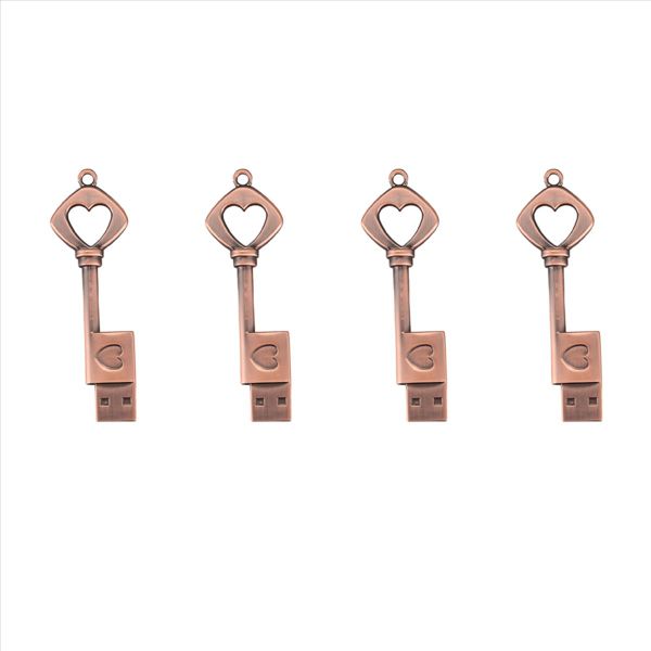 Usb 2 0 Usb Pen Drive De Metal Flash Usb Clave (Cobre 8Gb)