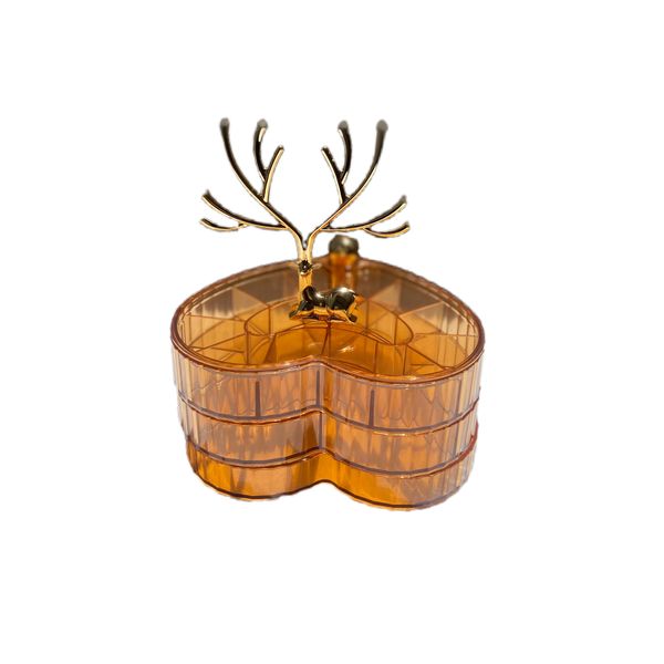 DeerJewellery Storage Case 3 Layer Rotating Earing Holder