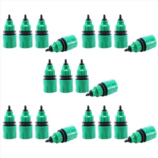 Garden Hose Pipe One Way Adapter 4-Pack