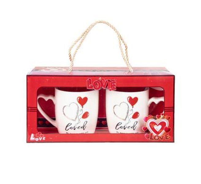 Valentines Day Mug Occasions Love Gift Set 2 Per Pack