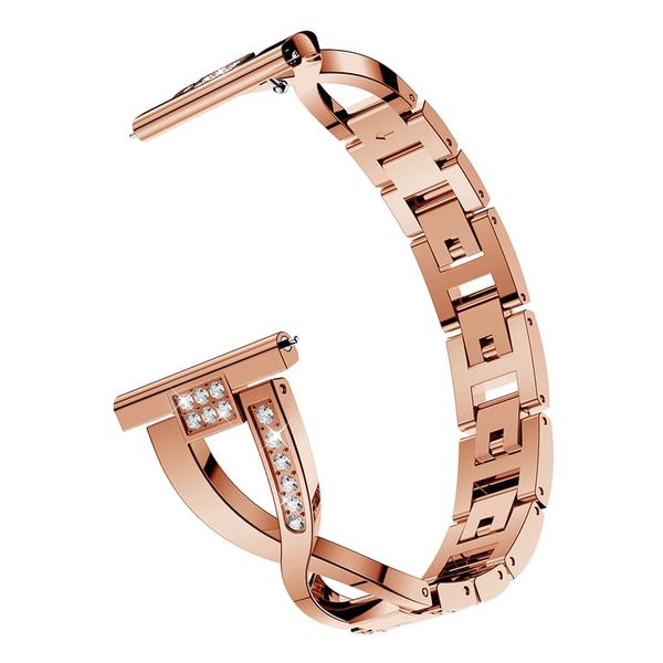 X-Link Stainless Steel Rose Gold strap for Fitbit Versa 2