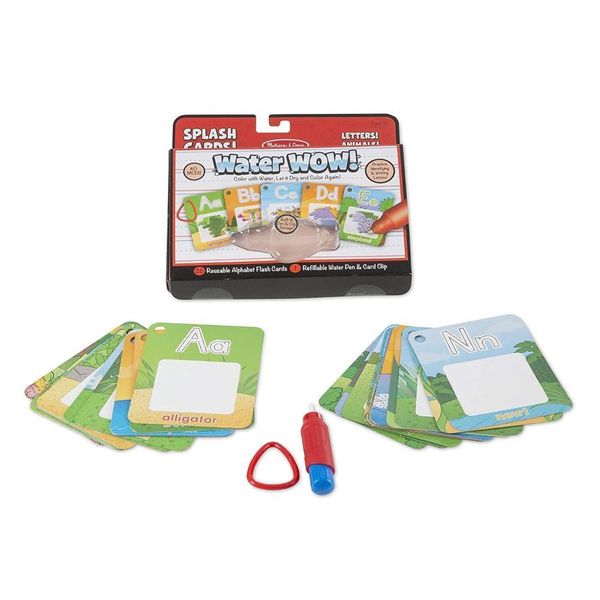 Melissa &amp; Doug Water Wow Splash Cards Alphabet