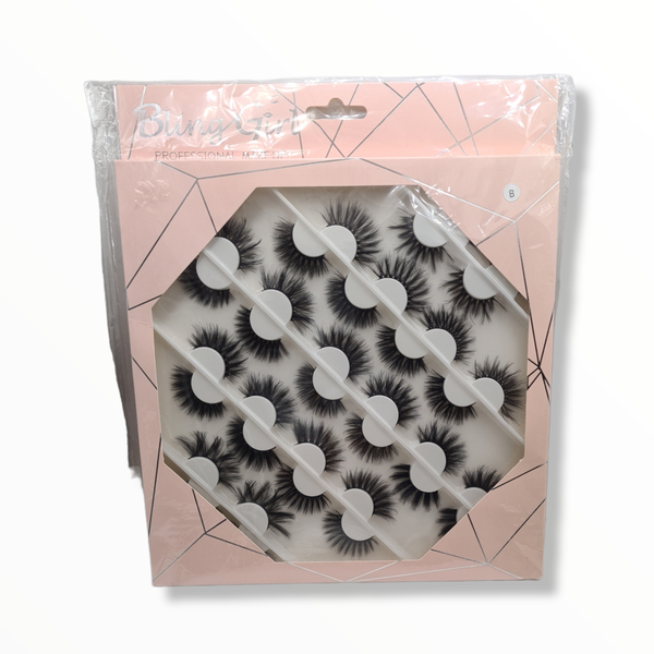 Bling Girl Lashes 18 Pairs (B) image