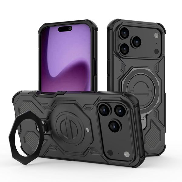 Phone Case Compatible With iPhone 17 Max Pro Ring Stand Holder Back Cover