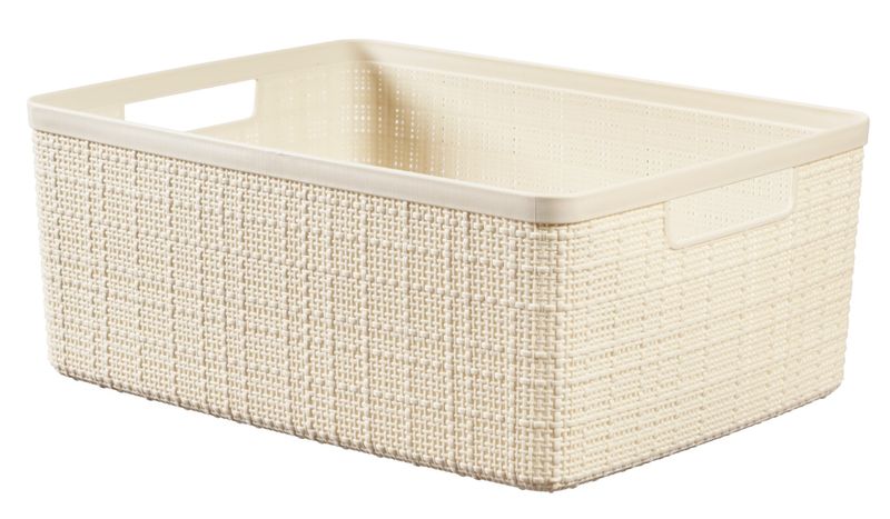 Curver by Keter - Jute Medium Basket White