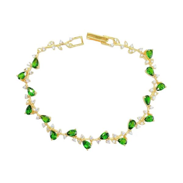 Retro Style, Versatile, Exquisite Women's Diopside Bracelet