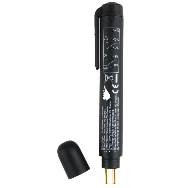 Automotive Brake Fluid Test Pen With LED Indicator Light -15cm