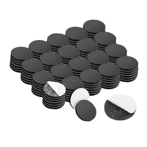 Craft DIY Round Magnets with Adhesive Backing (2cm) - 100 Pieces