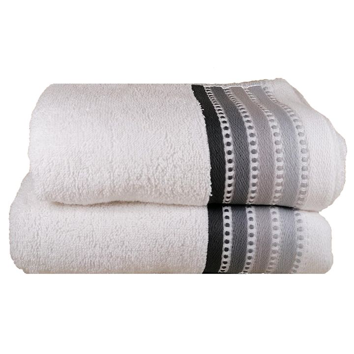 Royal Turkish Collection Towel - 450gsm - 100% Cotton - White - Pack of ...