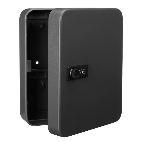 20 Key Storage Lock Box with Code, Key Cabinet Organizer Wall Mount