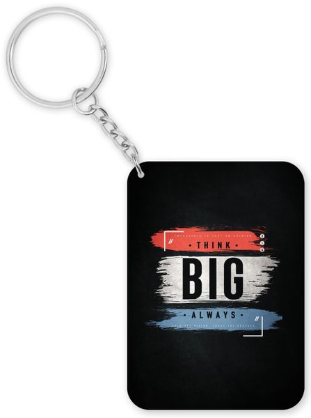 Think Big Always Birthday Christmas Inspiration Gift Keyring