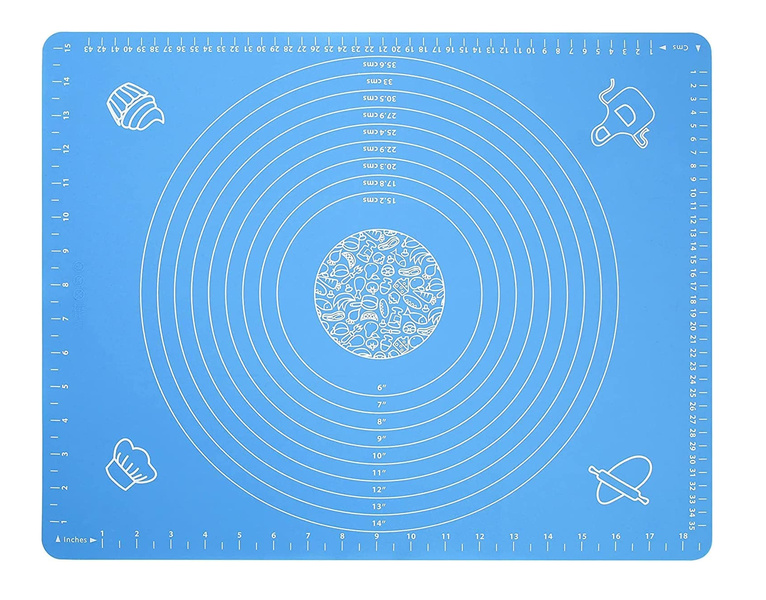 Baking Mat for Rolling Dough with Measurements, 50 x 70cm Kneading Mat