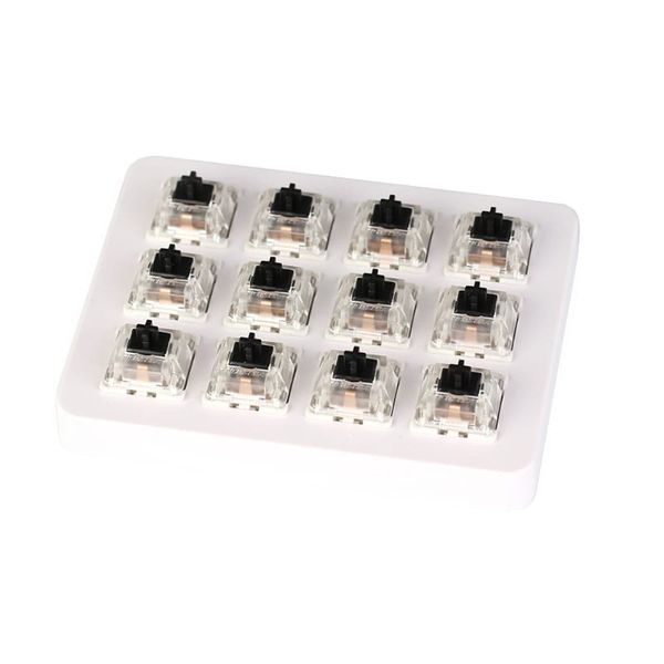 Keychron K6 &amp; K8 Gateron Black Mechanical Switch - 12 Piece Set