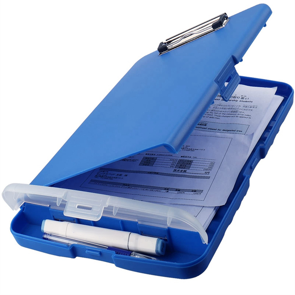 Clip Board Organizer Clipboards with Storage Nursing Clipboard,Blue