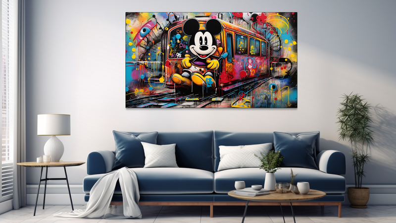 Canvas Wall Art - Grafitti Dreamscape - BK0323
