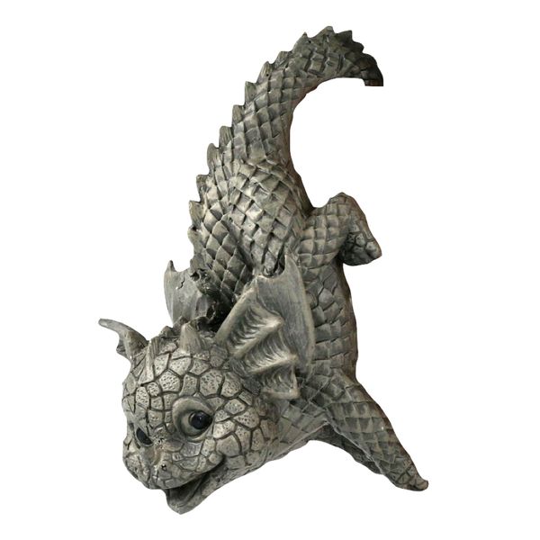 Home Garden Décor Ornamental Tail Hanging Dragon - 8cm
