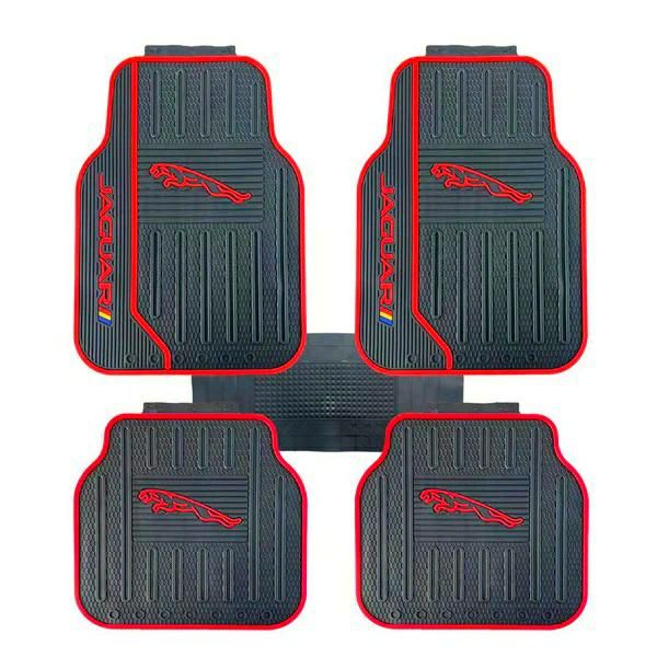 SH-CM-01-5-JAGUAR,Universal Car Floor Mat 5 PCS Heavy Duty Rubber 3D