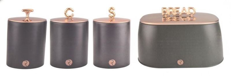 R.H High Breadbin and Canister Set Luxury Style
