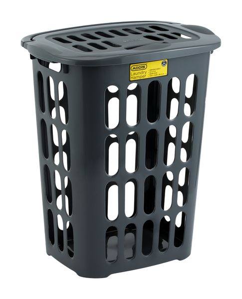 Addis - Laundry Hamper Dark Grey