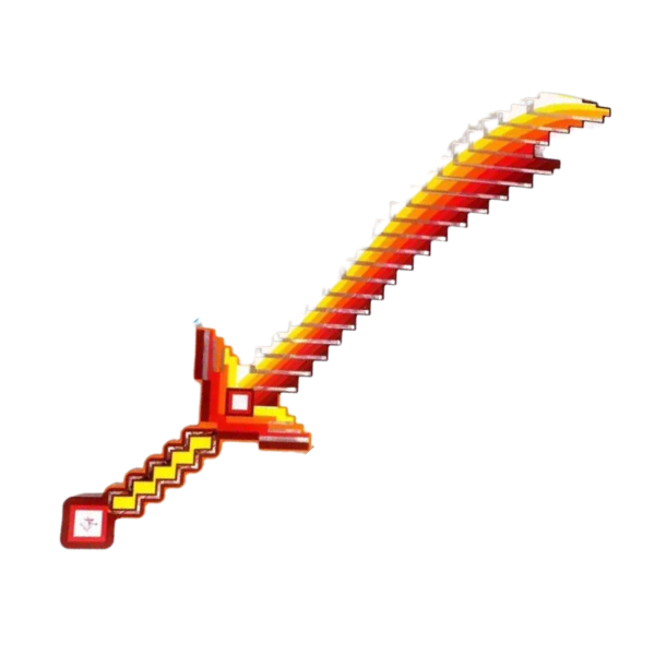 Dragon Fire Sword with Lights and Fighting sounds - Red