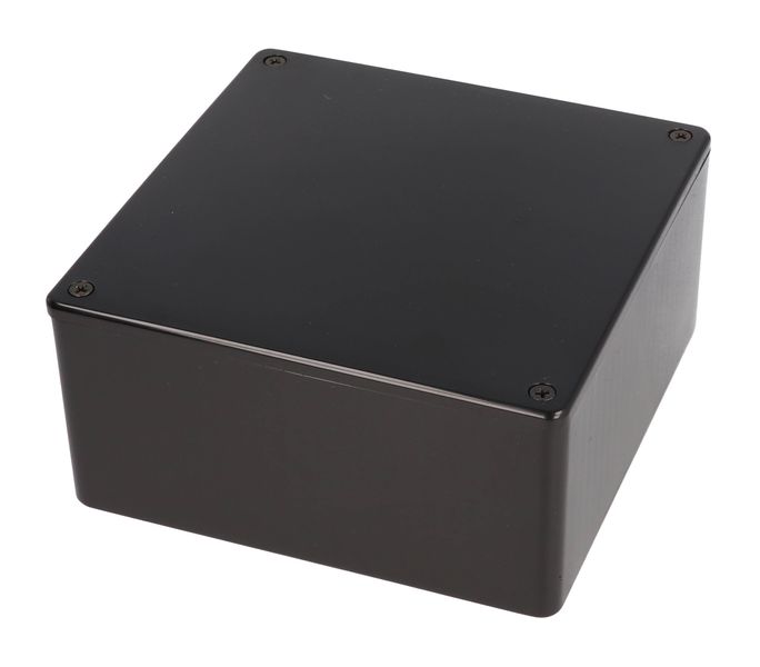 1591USBK Polystyrene Enclosure 120x120x59mm with Flanged Lid